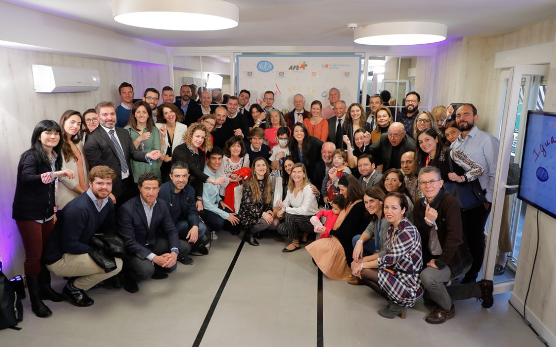 Inauguración Igual que en casa - AFE y Nupa