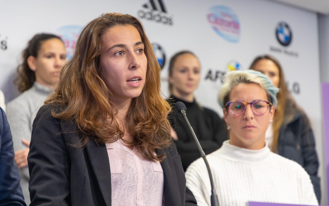 Rueda de prensa convenio colectivo femenino