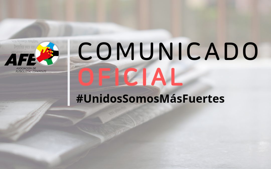 Comunicado oficial AFE
