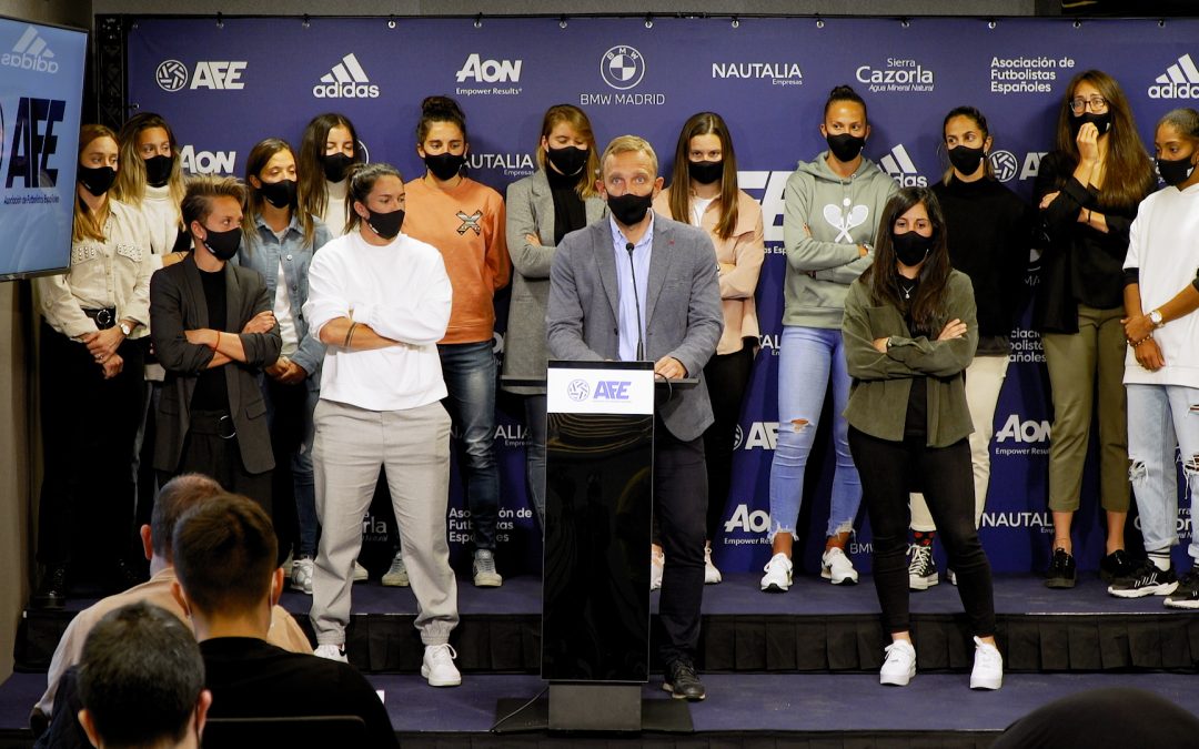 Rueda de prensa - Fútbol femenino AFE