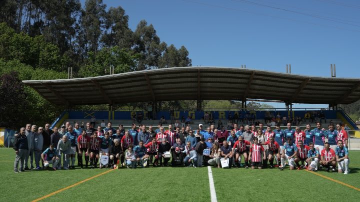 La Selección AFE Veteranos y los Veteranos del Athletic Club, unidos por una buena causa