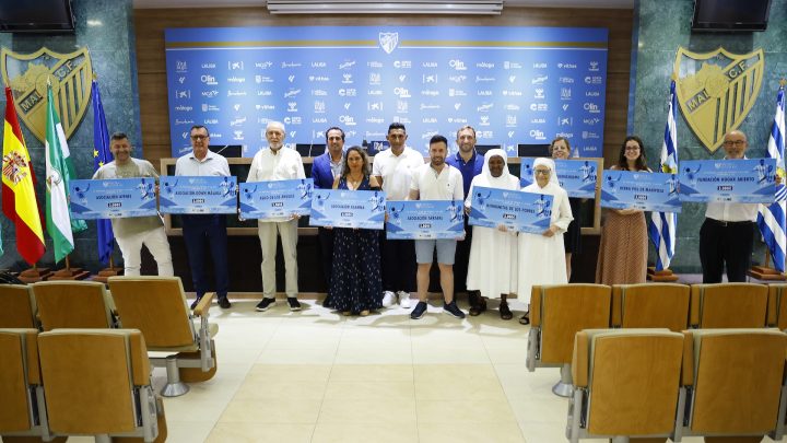 AFE y el Málaga C.F. donan la recaudación del partido ‘Leyendas: 120 aniversario del fútbol en Málaga’