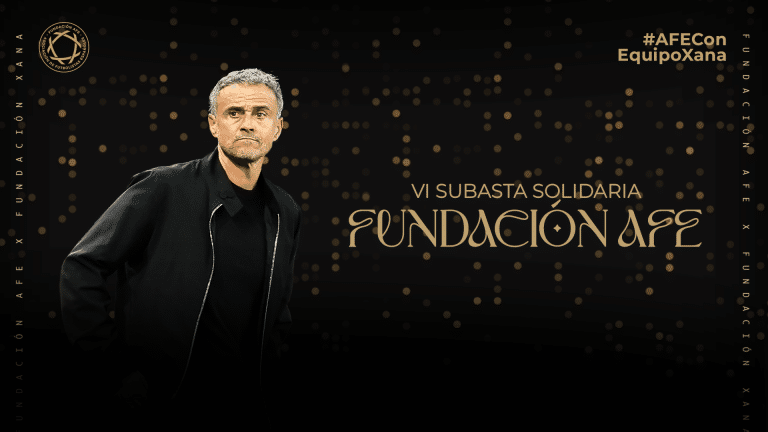 La Fundación AFE impulsa su VI Subasta Solidaria junto a la Fundación Xana y Luis Enrique como padrino